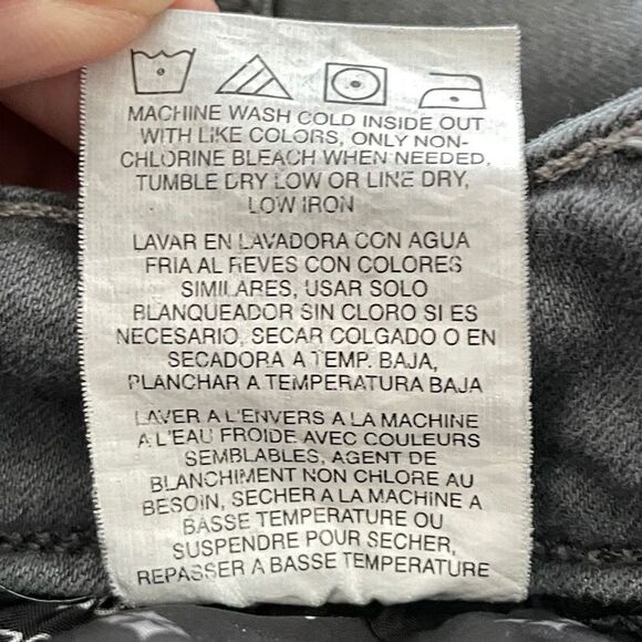 Lee Platinum Label Women's Grey Mid Rise Straight Leg Stretch Jeans Size 10 - Picture 9 of 9